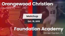 Matchup: Orangewood Christian vs. Foundation Academy  2019
