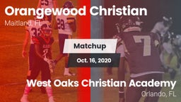 Matchup: Orangewood Christian vs. West Oaks Christian Academy 2020