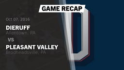 Recap: Dieruff  vs. Pleasant Valley  2016