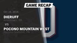 Recap: Dieruff  vs. Pocono Mountain West  2016