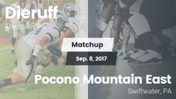 Matchup: Dieruff vs. Pocono Mountain East  2017