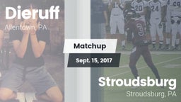 Matchup: Dieruff vs. Stroudsburg  2017
