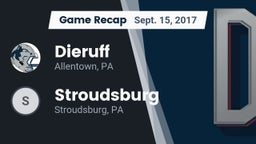 Recap: Dieruff  vs. Stroudsburg  2017
