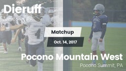 Matchup: Dieruff vs. Pocono Mountain West  2017