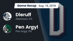 Recap: Dieruff  vs. Pen Argyl  2018