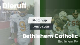 Matchup: Dieruff vs. Bethlehem Catholic  2018
