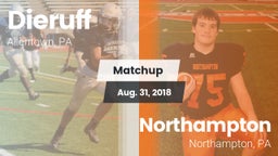 Matchup: Dieruff vs. Northampton  2018