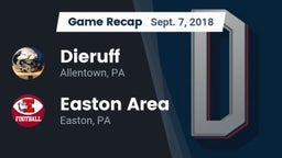 Recap: Dieruff  vs. Easton Area  2018
