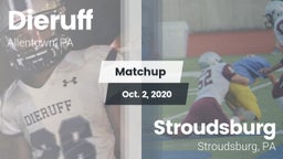 Matchup: Dieruff vs. Stroudsburg  2020