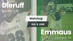 Matchup: Dieruff vs. Emmaus  2020