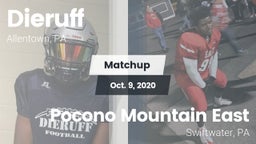 Matchup: Dieruff vs. Pocono Mountain East  2020