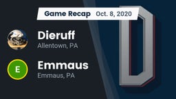 Recap: Dieruff  vs. Emmaus  2020