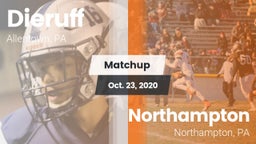 Matchup: Dieruff vs. Northampton  2020