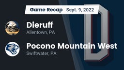 Recap: Dieruff  vs. Pocono Mountain West  2022