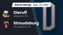 Recap: Dieruff  vs. Stroudsburg  2022