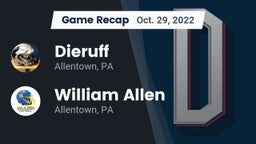 Recap: Dieruff  vs. William Allen  2022