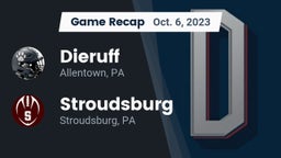 Recap: Dieruff  vs. Stroudsburg  2023