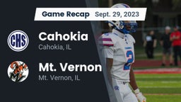 Recap: Cahokia  vs. Mt. Vernon  2023