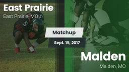 Matchup: East Prairie vs. Malden  2017