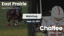 Matchup: East Prairie vs. Chaffee  2017
