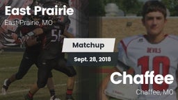 Matchup: East Prairie vs. Chaffee  2018