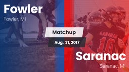 Matchup: Fowler vs. Saranac  2017