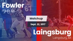 Matchup: Fowler vs. Laingsburg 2017