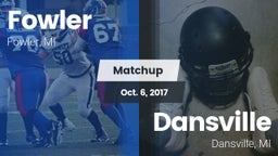 Matchup: Fowler vs. Dansville  2017