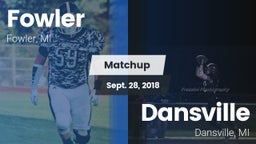 Matchup: Fowler vs. Dansville  2018