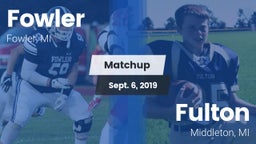 Matchup: Fowler vs. Fulton  2019