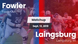 Matchup: Fowler vs. Laingsburg 2019