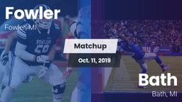 Matchup: Fowler vs. Bath  2019