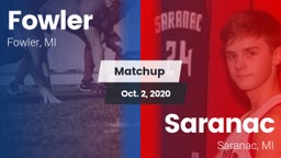 Matchup: Fowler vs. Saranac  2020