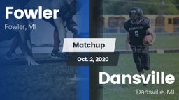 Matchup: Fowler vs. Dansville  2020