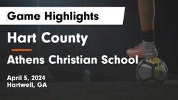Hart County  vs Athens Christian School Game Highlights - April 5, 2024
