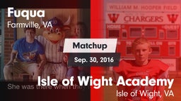 Matchup: Fuqua vs. Isle of Wight Academy  2016