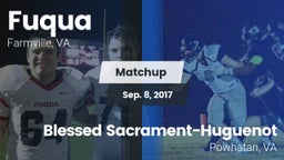 Matchup: Fuqua vs. Blessed Sacrament-Huguenot  2017