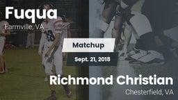 Matchup: Fuqua vs. Richmond Christian  2018