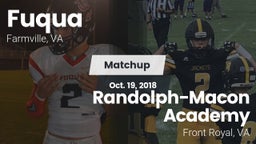 Matchup: Fuqua vs. Randolph-Macon Academy  2018