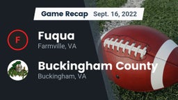 Recap: Fuqua  vs. Buckingham County  2022