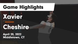 Xavier  vs Cheshire  Game Highlights - April 20, 2022