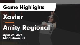 Xavier  vs Amity Regional Game Highlights - April 22, 2022