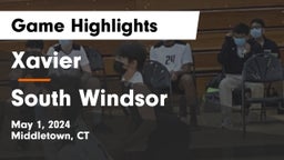 Xavier  vs South Windsor  Game Highlights - May 1, 2024