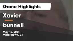 Xavier  vs bunnell Game Highlights - May 10, 2024