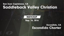 Matchup: Saddleback Valley Ch vs. Escondido Charter  2016