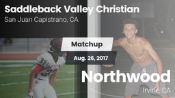 Matchup: Saddleback Valley Ch vs. Northwood  2017