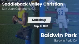 Matchup: Saddleback Valley Ch vs. Baldwin Park  2017