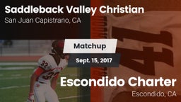 Matchup: Saddleback Valley Ch vs. Escondido Charter  2017