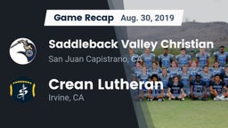 Recap: Saddleback Valley Christian  vs. Crean Lutheran  2019