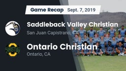 Recap: Saddleback Valley Christian  vs. Ontario Christian  2019
